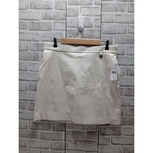 Rafaella Women's Stretch Skort Size Large Star White